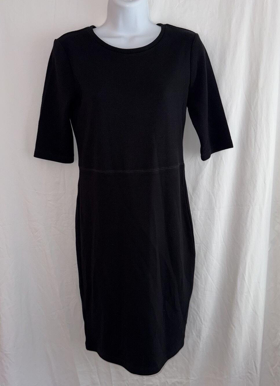 Barney’s New York Vintage LBD Zipper Back Cinch Waist Office To Evening Classic